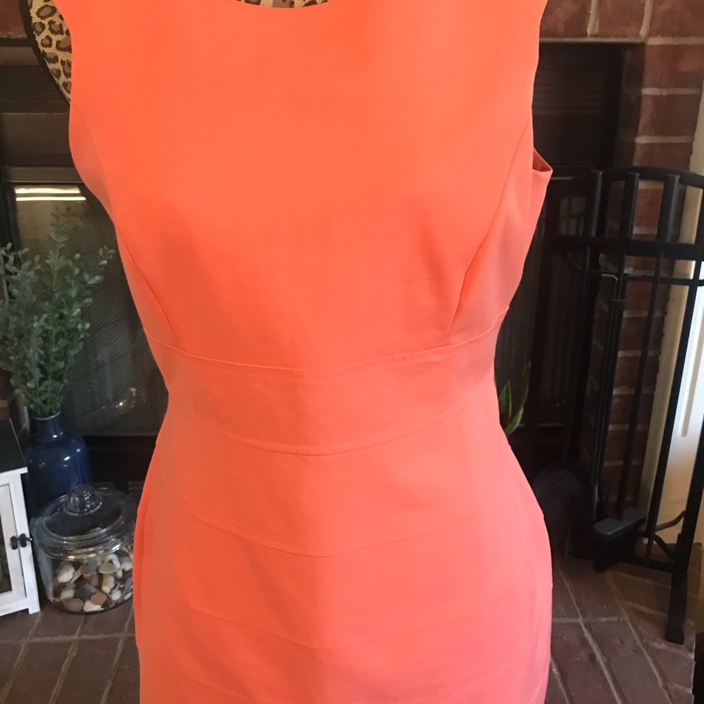 ANTONIO MELANI Coral Sheath Dress - Picture 2 of 4
